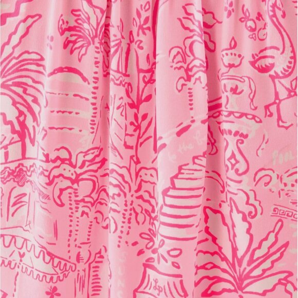 Lilly Pulitzer Elsa Silk Top Conch Shell Pink Pennys Playground XL NWT - Picture 4 of 5